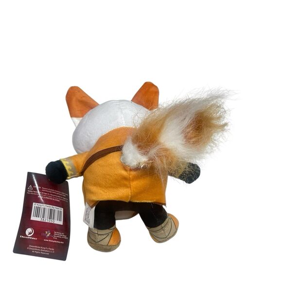 Kung Fu Panda PO Bear & Master Shifu Plush Stuffed Animal Dreamworks 7" Toy 2 Pc - Picture 6 of 7